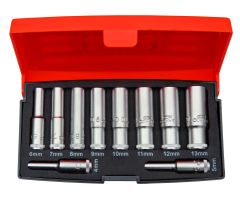 Bahco S0810L Sg60 Socket Set 1/4 Deep